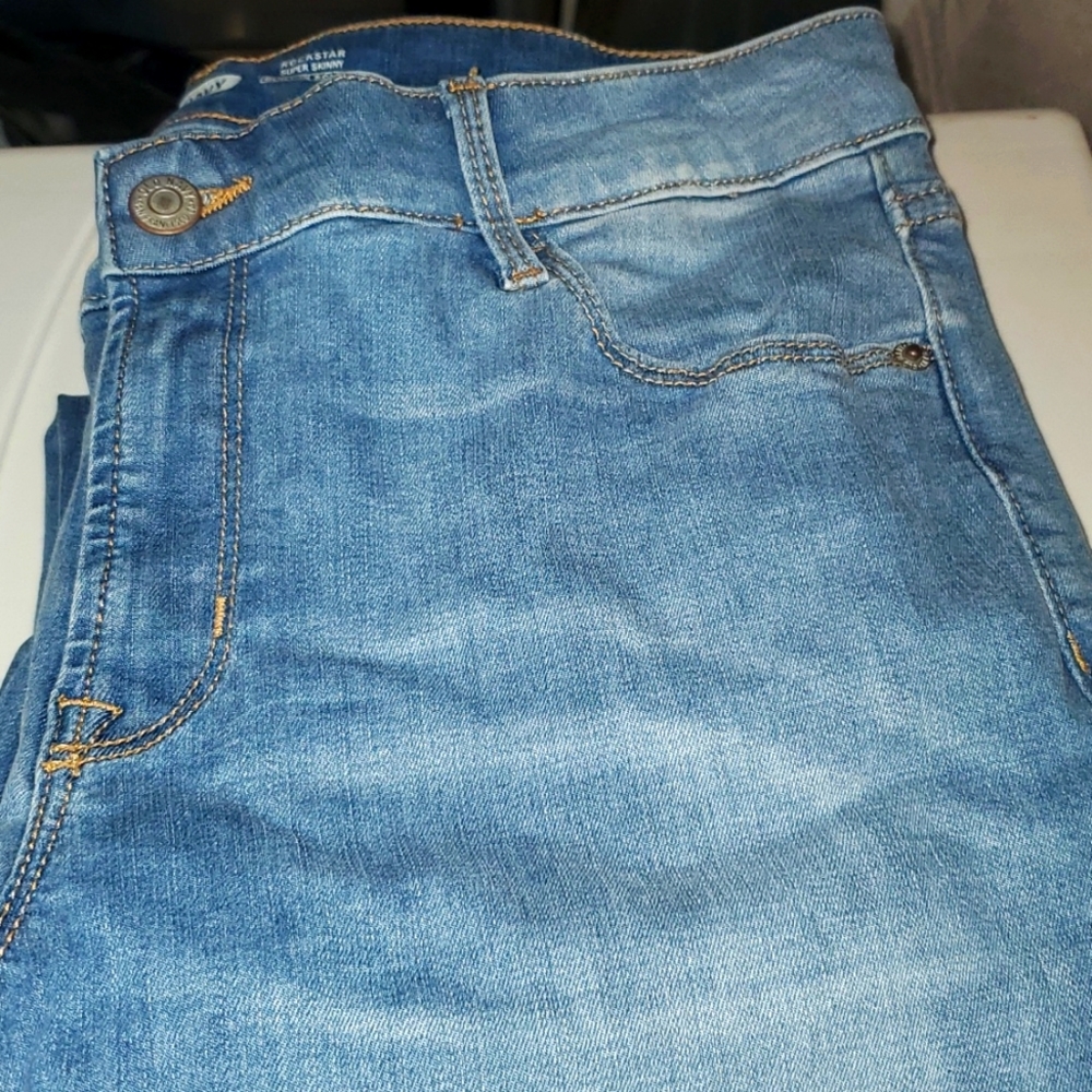 OLD navy Rockstar Jeans Size 10